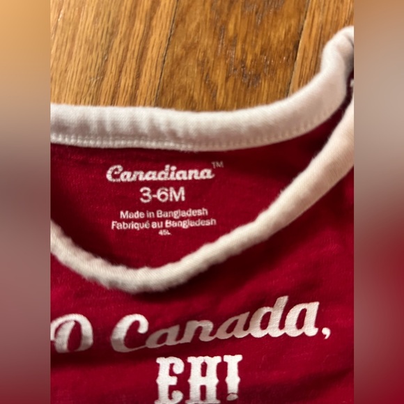 Canadiana 3/6M Tank Romper - Picture 3 of 3